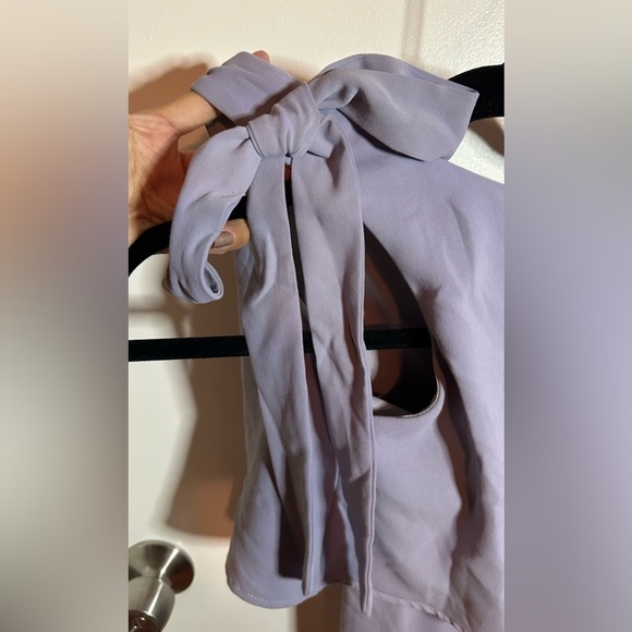 superdown Jenna One Shoulder Mini Dress in Gray XS - Picture 8 of 10